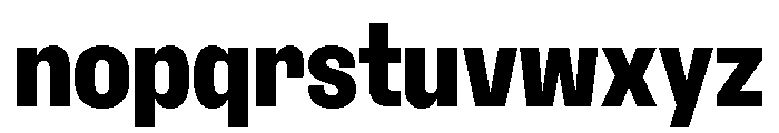 ExtractGrotesk Black Font LOWERCASE
