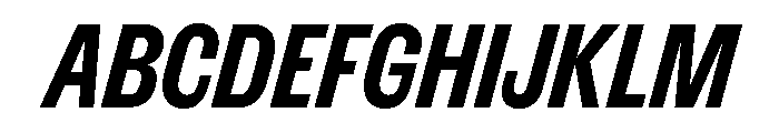 ExtractGrotesk BoldItalic Font UPPERCASE