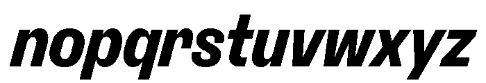 ExtractGrotesk ExtraBoldItalic Font LOWERCASE