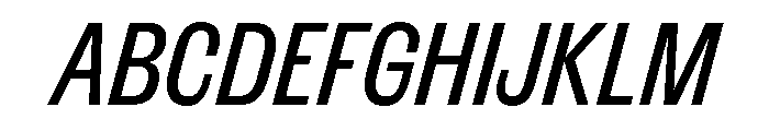 ExtractGrotesk Italic Font UPPERCASE
