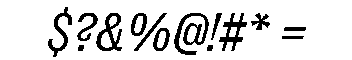 ExtractGrotesk LightItalic Font OTHER CHARS