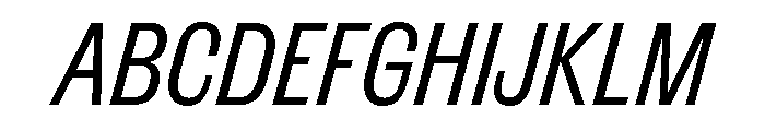 ExtractGrotesk LightItalic Font UPPERCASE