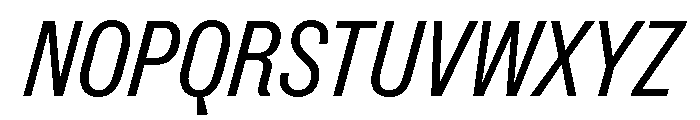 ExtractGrotesk LightItalic Font UPPERCASE