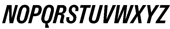 ExtractGrotesk SemiBoldItalic Font UPPERCASE