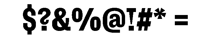 ExtractSemislab ExtraBold Font OTHER CHARS