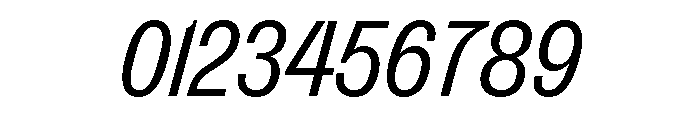 ExtractSemislab LightItalic Font OTHER CHARS