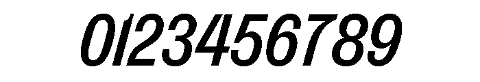 ExtractSemislab MediumItalic Font OTHER CHARS