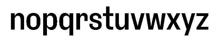 ExtractSemislab Medium Font LOWERCASE
