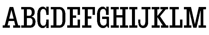 ExtractSemislab Regular Font UPPERCASE