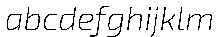 Exo 2 Extra Light Italic FONT