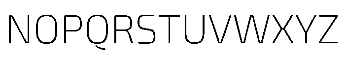 Exo 2 Extra Light Font UPPERCASE
