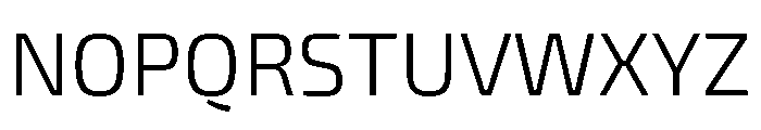 Exo 2 Light Font UPPERCASE