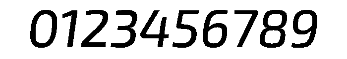 Exo 2 Medium Italic Font OTHER CHARS