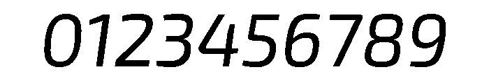 Exo 2 Regular Italic Font OTHER CHARS