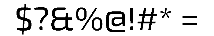 Exo 2 Regular Font OTHER CHARS
