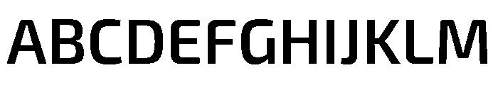 Exo 2 Semi Bold Font UPPERCASE