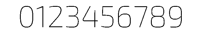 Exo 2 Thin Font OTHER CHARS