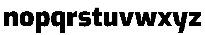 Exo Black Font LOWERCASE
