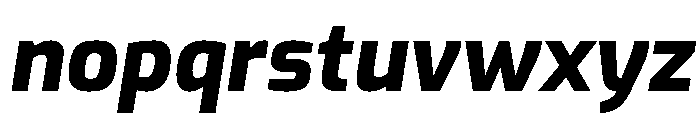 Exo Extra Bold Italic Font LOWERCASE