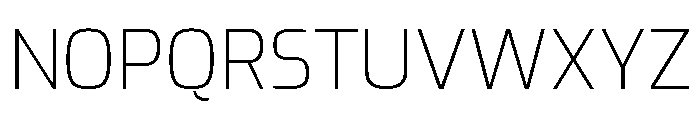Exo Extra Light Font UPPERCASE