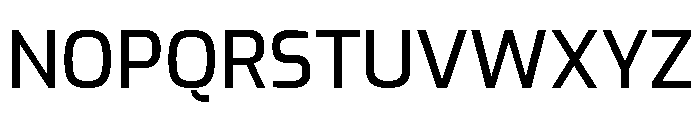 Exo Medium Font UPPERCASE