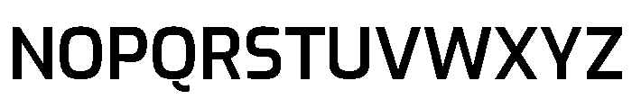 Exo Semi Bold Font UPPERCASE