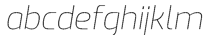 Exo Thin Italic FONT