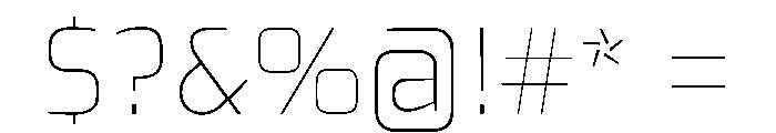 Exo Font OTHER CHARS