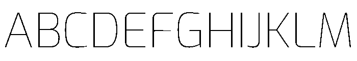 Exo Font UPPERCASE