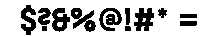 Exposit Black Font OTHER CHARS
