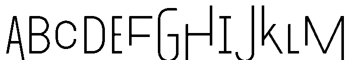 Exposit Light Font UPPERCASE