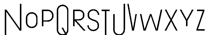 Exposit Light Font LOWERCASE