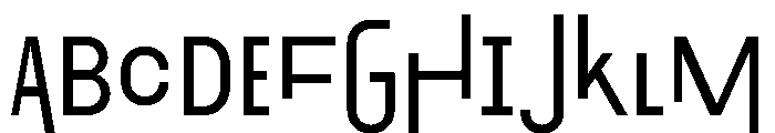 Exposit Medium Font UPPERCASE