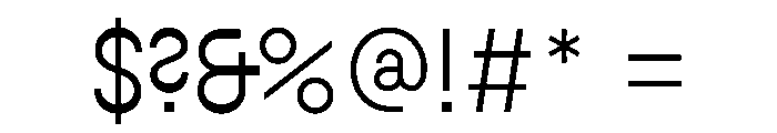 Exposit Negative Regular Font OTHER CHARS