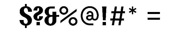 Exposit Positive Bold Font OTHER CHARS