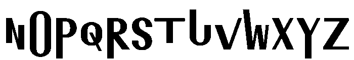 Exposit Positive Bold Font UPPERCASE
