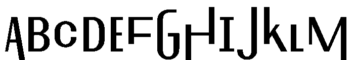 Exposit Positive Medium Font UPPERCASE