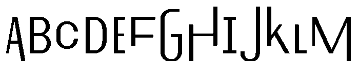 Exposit Positive Regular Font UPPERCASE
