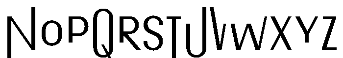 Exposit Positive Regular Font LOWERCASE