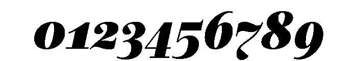 Exquise Black Italic Font OTHER CHARS