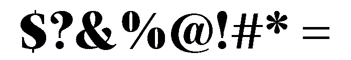 Exquise Black Font OTHER CHARS