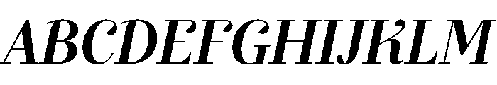 Exquise Bold Italic Font UPPERCASE