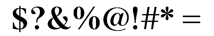 Exquise Bold Font OTHER CHARS