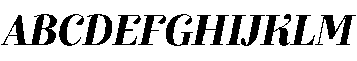 Exquise Extra Bold Italic Font UPPERCASE