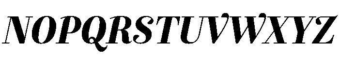 Exquise Extra Bold Italic Font UPPERCASE