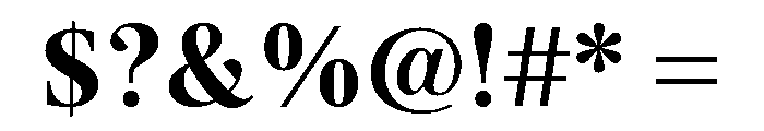 Exquise Extra Bold Font OTHER CHARS