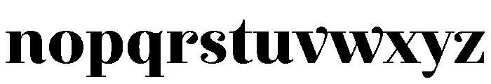 Exquise Extra Bold Font LOWERCASE