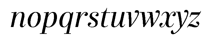 Exquise Regular Italic Font LOWERCASE
