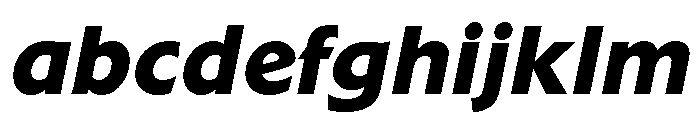 Extension Bold Italic FONT