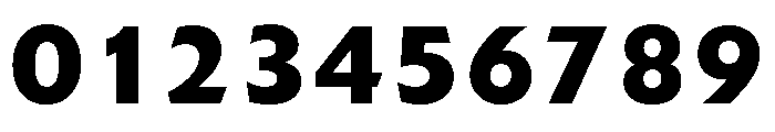 Extension Bold Font OTHER CHARS